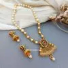 Pearl Golden Color Necklace Set