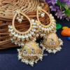 Light Orange Traditional Heavy Jhumka Earring