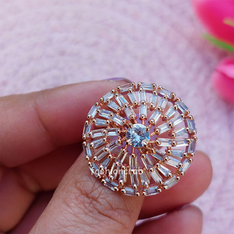 Classic Rose Gold Adjustable Ring for Her