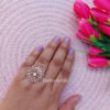 Classic Rose Gold Adjustable Ring for Her