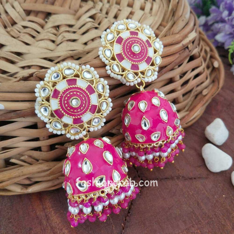 latest earrings for lehenga