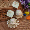 Light Green Heavy Jhumka Earring for Women