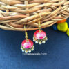Pink Small Size Jhumka