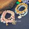 Combo of Peach & Yellow Bracelet for Girls
