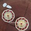 Pink Choker Set with Earrings for Women-01 Pink Choker Set with Earrings for Women