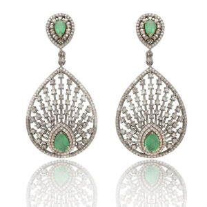 Rambagh Peacock Earrings 