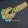Blue Colour Punjabi Kundan Choker Set for Reception