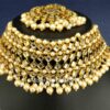 Cream Colour Punjabi Kundan Choker Set for Reception-01 Cream Colour Punjabi Kundan Choker Set for Reception
