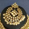 Cream Colour Punjabi Kundan Choker Set for Reception-02 Cream Colour Punjabi Kundan Choker Set for Reception