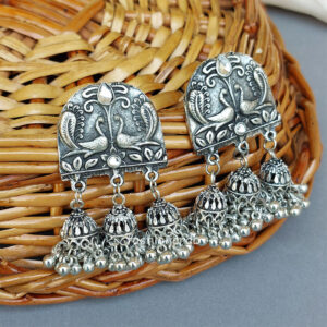 German Silver Jhumka Earring