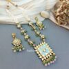 Long Kundan Necklace Long Kundan Necklace