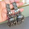 Celebrity Jhumka Mirror Oxidised Earrings