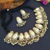 Handcrafted Sea Shell Oxidised Silver Choker Set