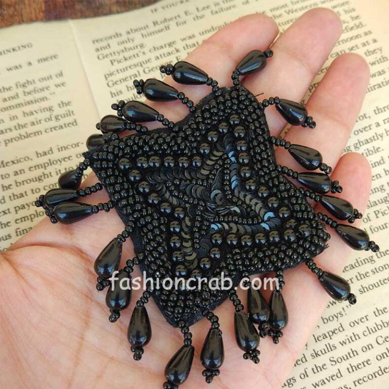 Modern Black Beads Western Ring