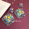 Multicolour Afghani Glass Earrings for Girls