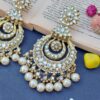 Gold Tone Enchanting Kundan Chandbali Earring