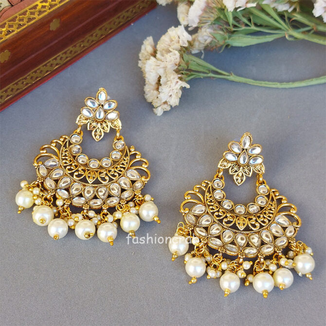 Golden Drop Earring for Indian Wedding Golden Drop Earring for Indian Wedding