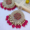 Handmade Small Pearl Pink Earrings