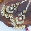 Moonlit Floral Jhumka Long Chandbali Earring