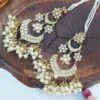 Moonlit Floral Jhumka Long Chandbali Earring