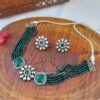 Dark Green Choker Indian Necklace