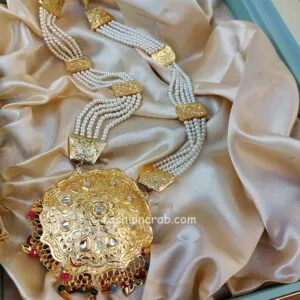 Multicolor Punjabi Pipal Patti Jewellery Set for Women