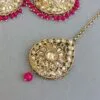 Hina Jhumka Earring and Tikka Set – Pink-03 Hina Jhumka Earring and Tikka Set – Pink