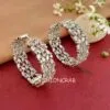 American Diamond Earrings - White Stone