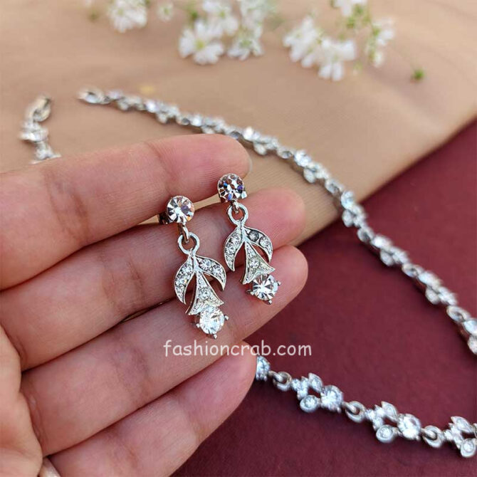 Designer CZ Jewellery Set for Wedding