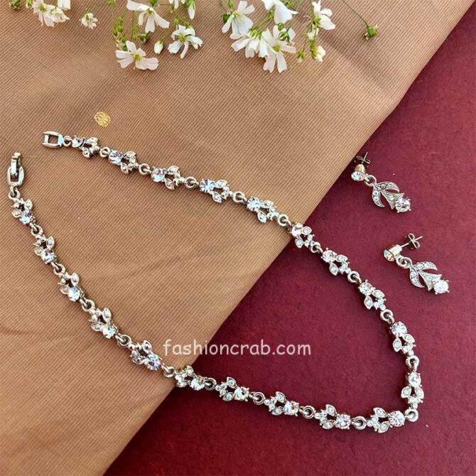 Designer CZ Jewellery Set for Wedding Designer CZ Jewellery Set for Wedding