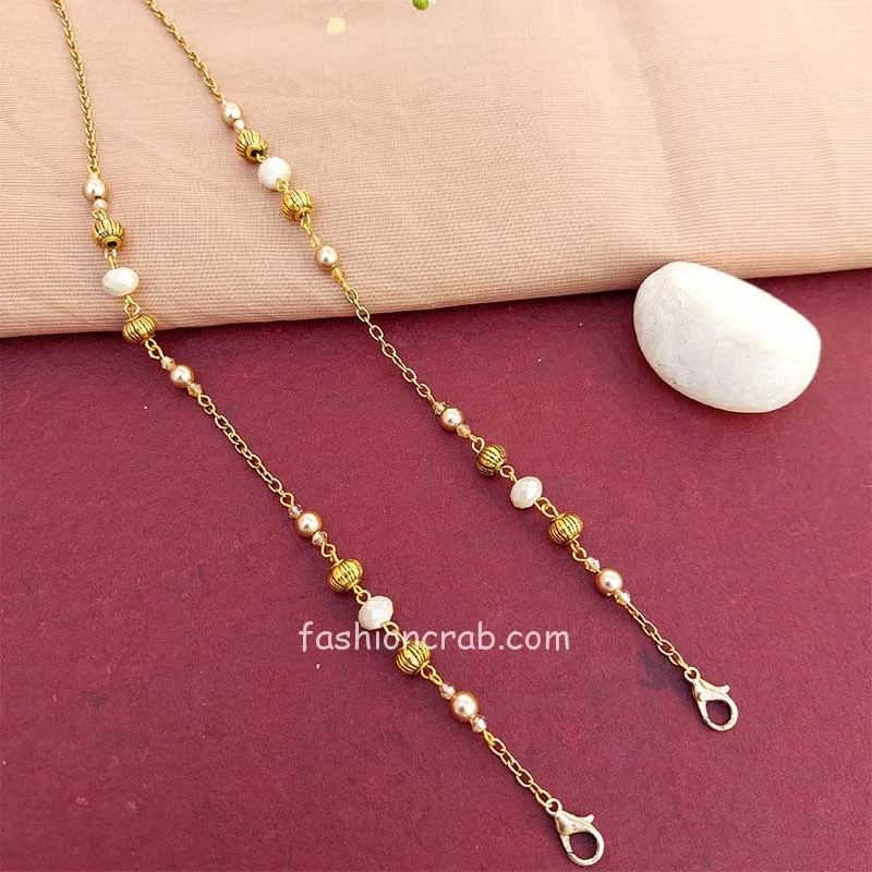 Golden Mask Chain for Women