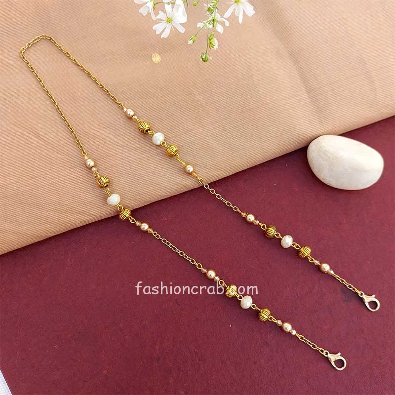 Golden Mask Chain for Women