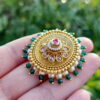 Green Pearl Adjustable Artificial Ring for Women