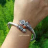 Shiv Trishul Damru Kada Designer Bracelet for Men-02 Shiv Trishul Damru Kada Designer Bracelet for Men