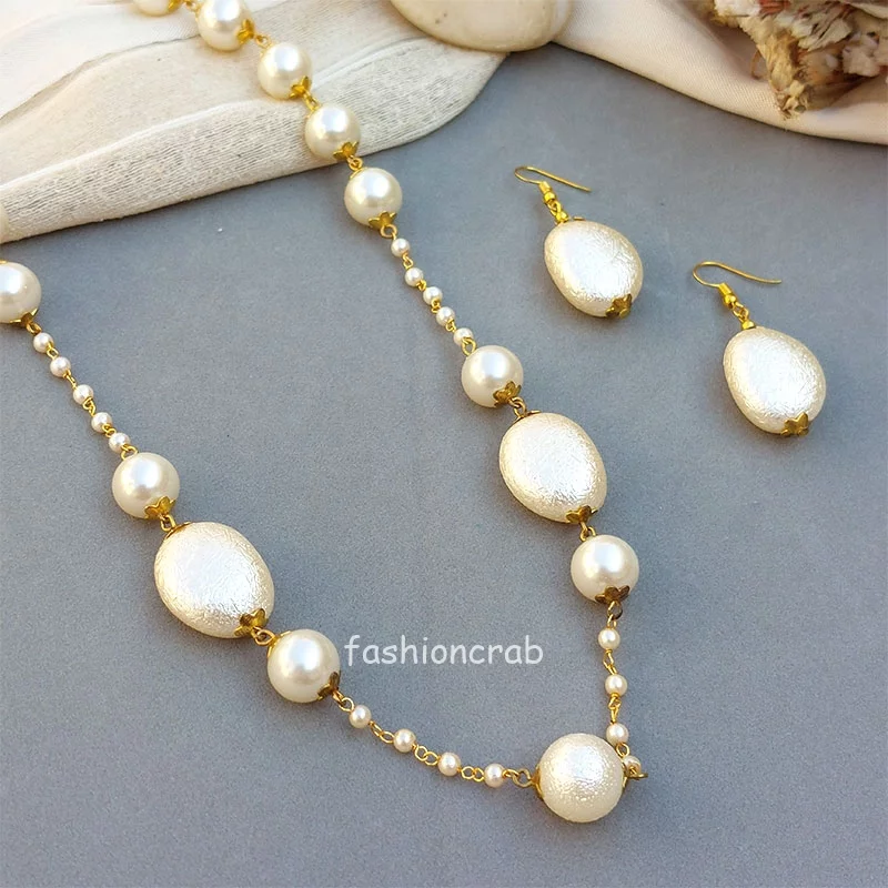 AFFECT Pearl & Chain Necklace (S) ネックレス AFFECT】パール