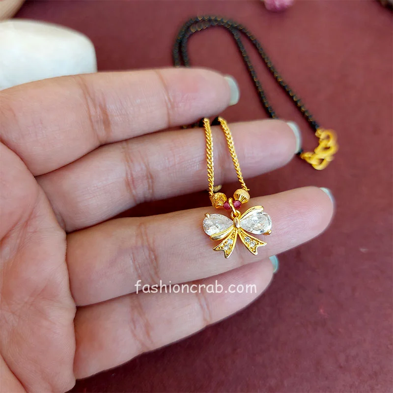 Beautiful Bow Shaped Mangalsutra for Women