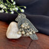 Bird Oxidised Silver Adjustable Ghungroo Finger Ring Bird Oxidised Silver Adjustable Ghungroo Finger Ring