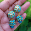 Blue Pacchi Pearl Earrings