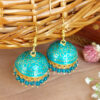 Ocean Blue Color Jhumka for Salwar Suit