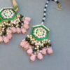 Meenakari Green Jewellery Set