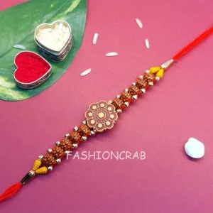 Beautiful Rudraksha Rakhi