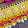 Meenakari Yellow Colour Wedding Choker Necklace