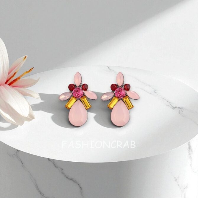 Navya Light Pink Earrings Navya Light Pink Earrings