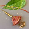 Radha Krishna Lumba Rakhi Set