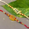 Set of 2 Bhai and Flute Handmade Rakhi