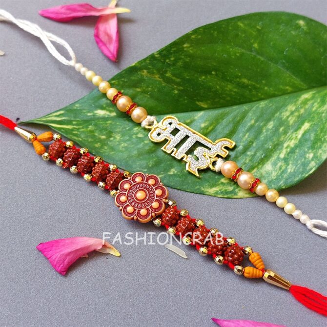 Set of 2 Divine Rakhi for Brother