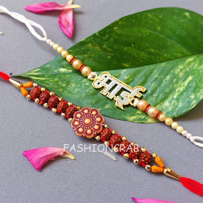 Set of 2 Divine Rakhi for Brother
