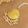 White Beautiful Punjabi Jhumka with Tikka-02 White Beautiful Punjabi Jhumka with Tikka