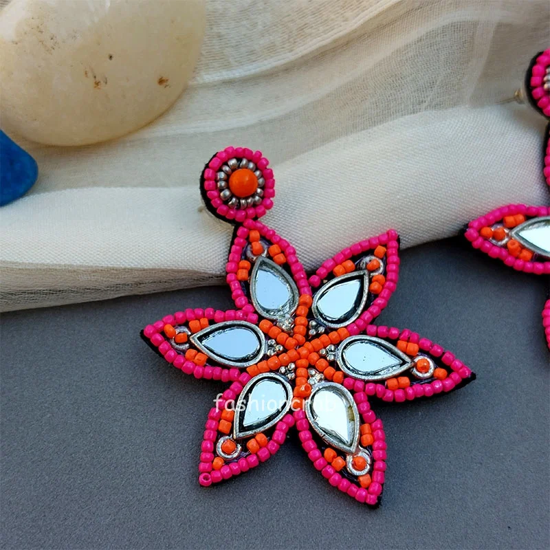 Handmade Earrings - Pink