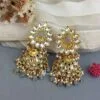 Adaa Jhumka Earrings - Grey Adaa Jhumka Earrings - Grey